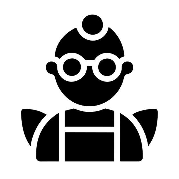 pictograma de gafas para bebés