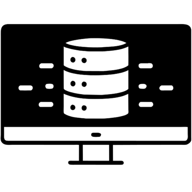 Pictograma del icono de la base de datos