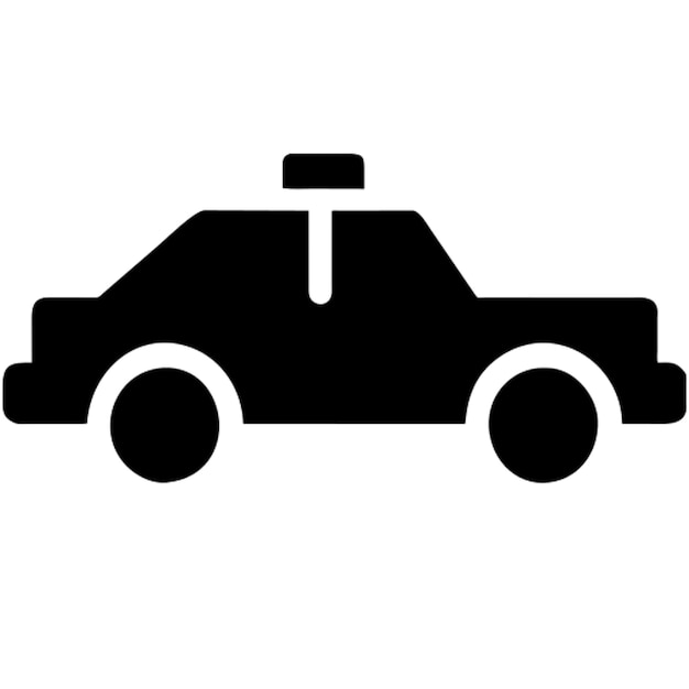 Pictograma del icono del coche de policía