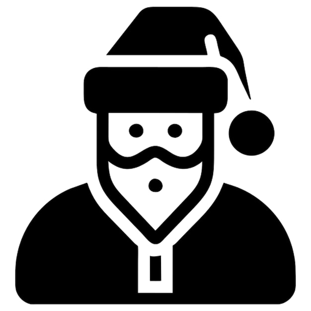 Pictograma del icono de Santa Claus