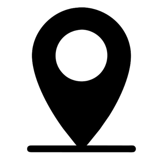 pictograma del ícono de la ubicación