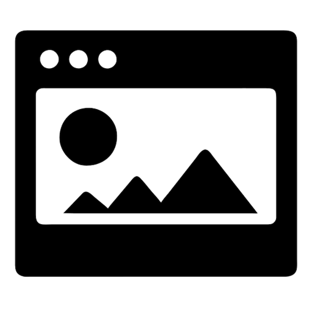 pictograma de imagen en blanco y negro en estilo clásico