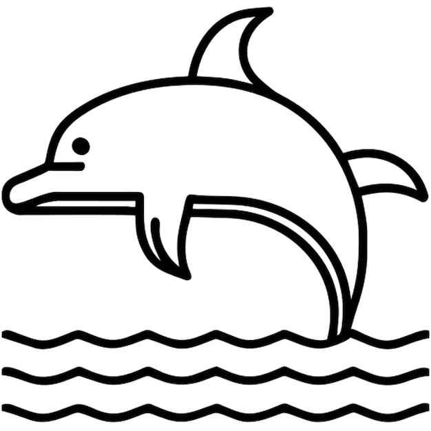 Pictograma del logotipo del delfín