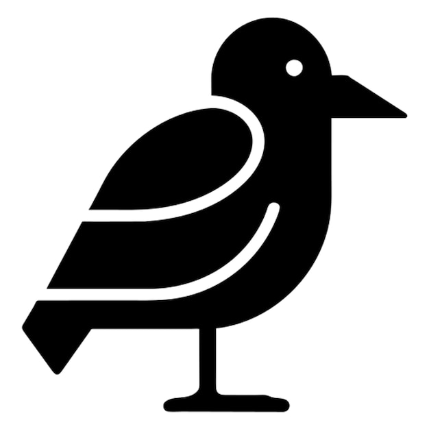 Pictograma del logotipo del pájaro