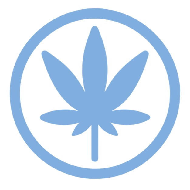 Pictograma de la marihuana
