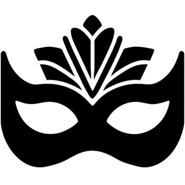 Pictograma de la máscara del Mardi Gras
