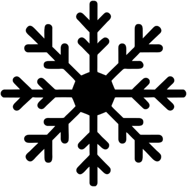 Pictograma de la pegatina de copo de nieve