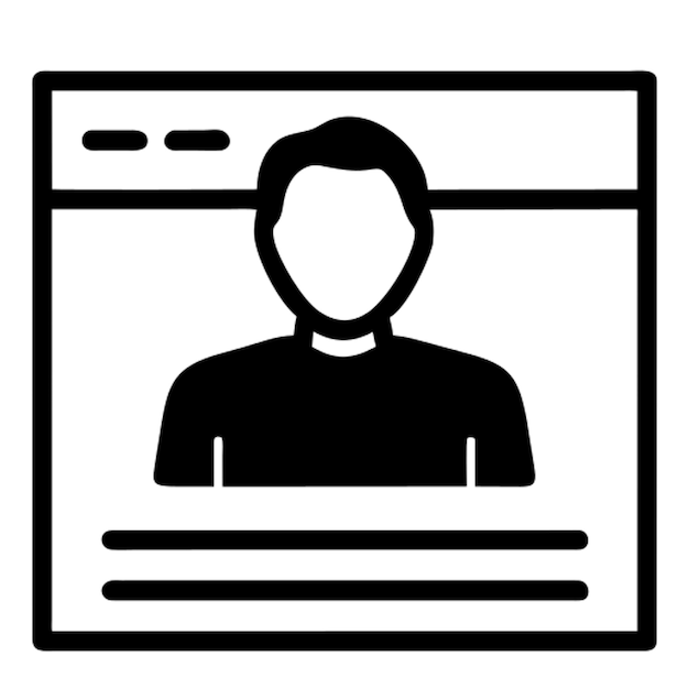 Pictograma del perfil del usuario