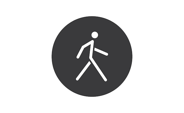 pictograma de persona que camina icono de peatón
