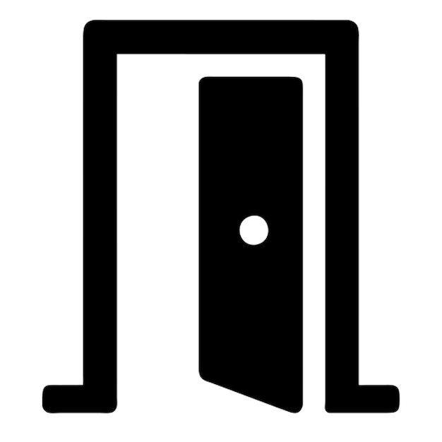 Pictograma de la puerta