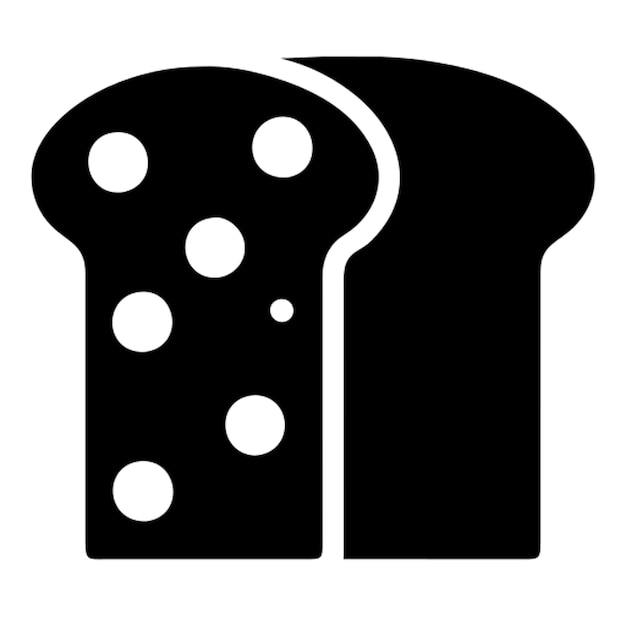 Pictograma de una rebanada de pan mordido