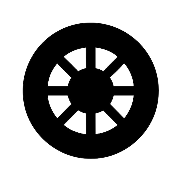pictograma de la rueda