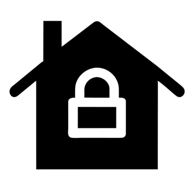 Pictograma de seguridad de smarthome