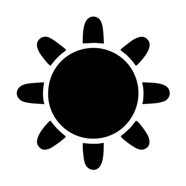 pictograma del sol