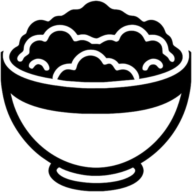 Pictograma de la sopa de cebolla francesa