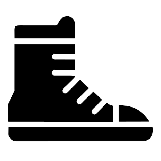 pictograma de zapatos de escalada