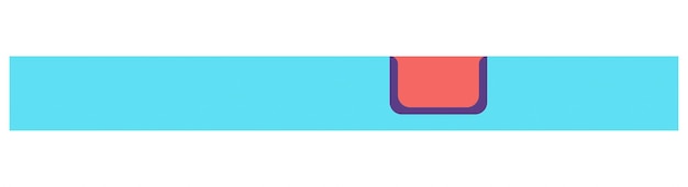 Pié de encabezado con colocación de logotipo para el borde del banner y el diseño del sitio web