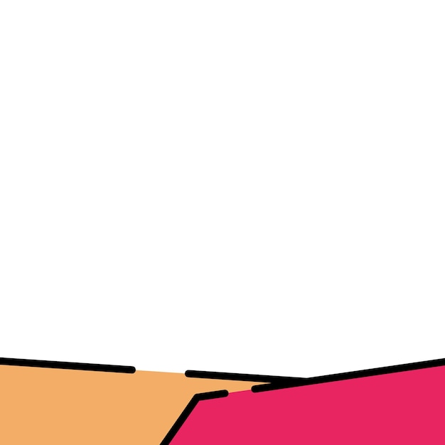 Pié de página de dibujos animados
