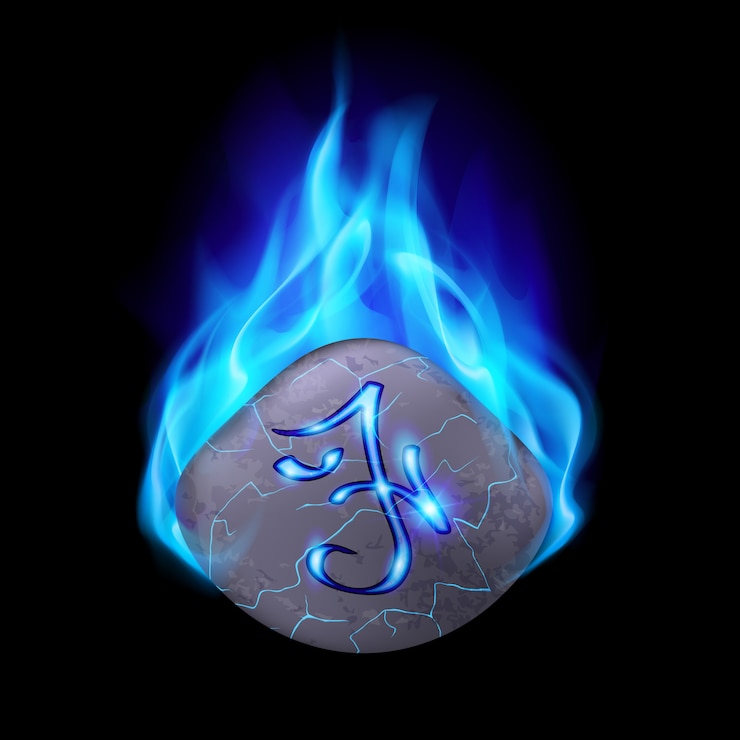 Vector piedra rúnica
