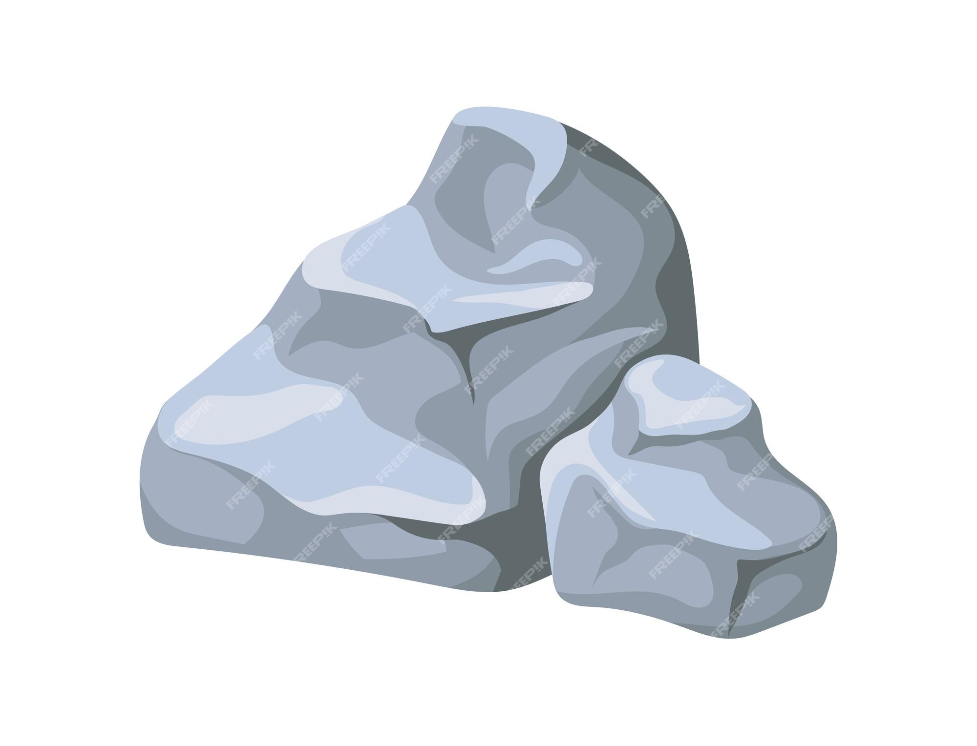 Piedras para pared. pila de rocas al aire libre, símbolo de hormigón de  carbón, vector de dibujos animados aislado sobre fondo blanco | Vector  Premium