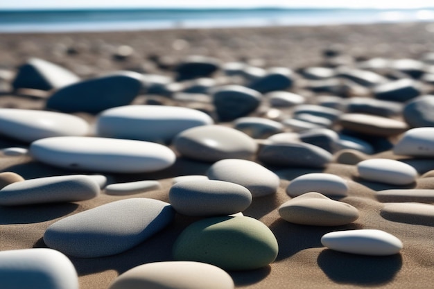 piedras en la playa