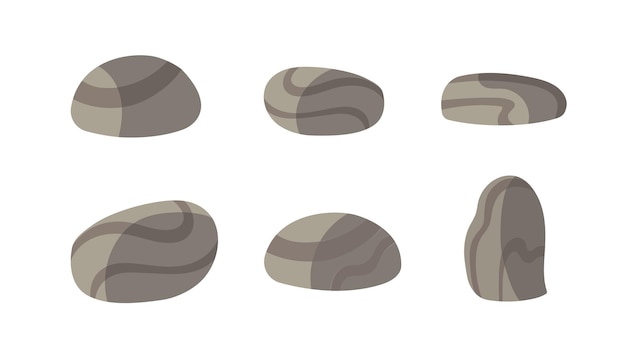 Vector piedras