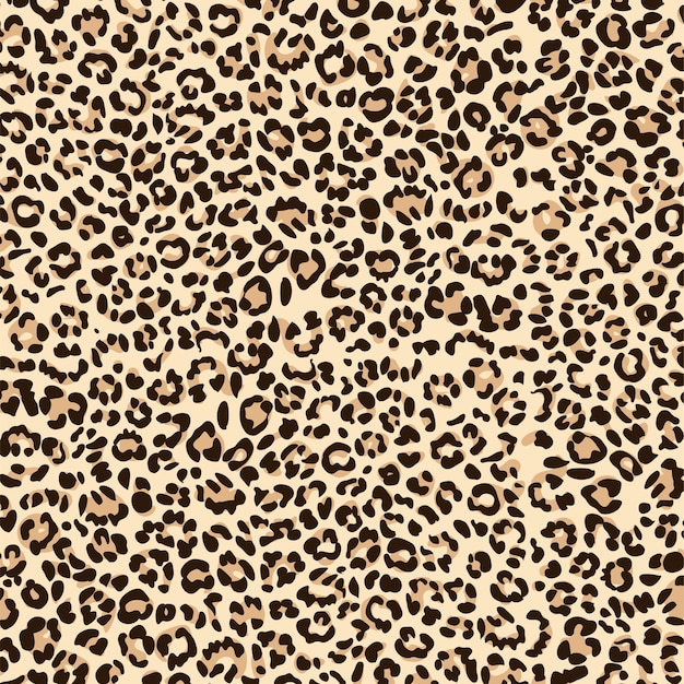 Vector piel de animal de leopardo vectorial