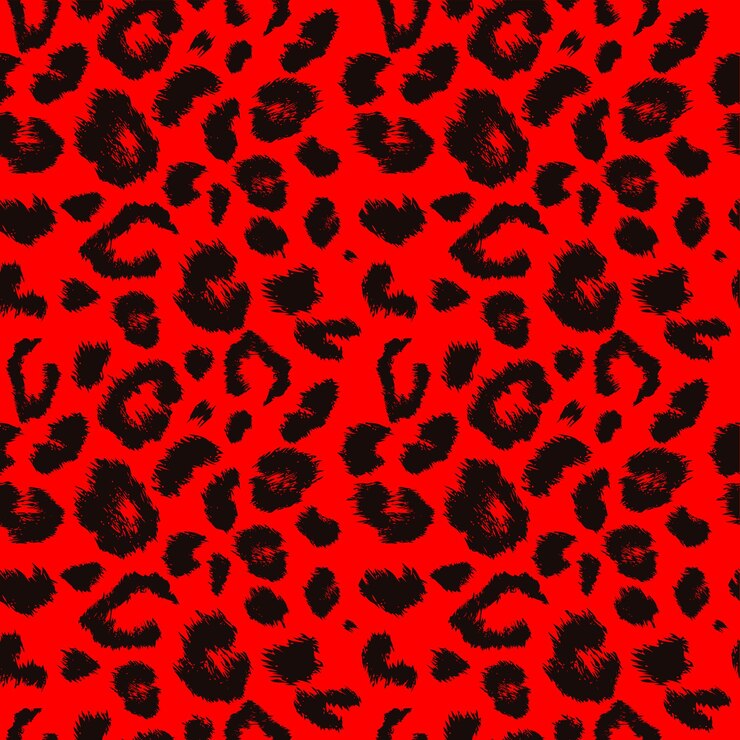 Piel con estampado de leopardo. Repita el patrón animal.
