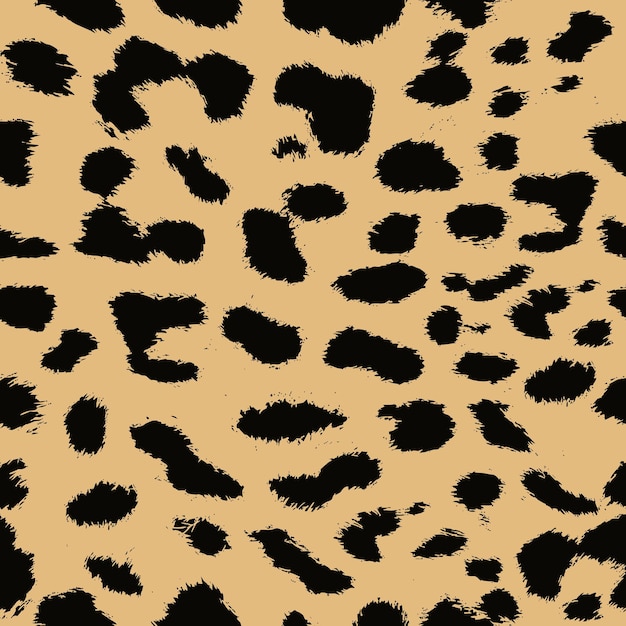 Piel con estampado de leopardo.