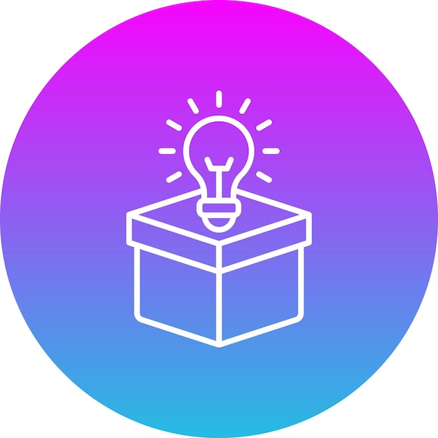Piensa fuera de la caja Icon