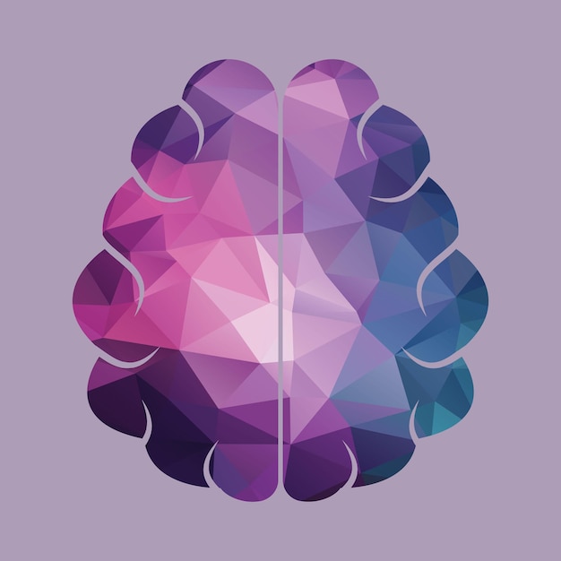 Piense en el concepto de idea Lluvia de ideas cerebro de pensamiento de poder Icono de logotipo