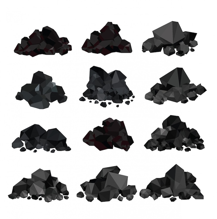 Vector pila de carbon