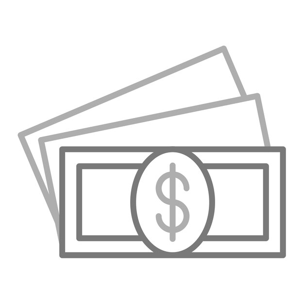 una pila de dinero con un billete de un dólar en el medio