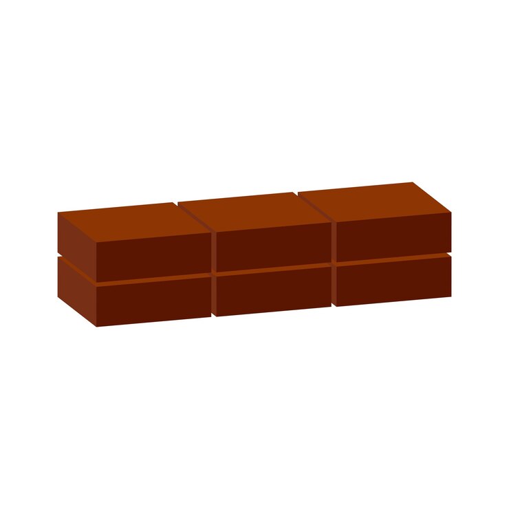 Vector pila de icono de ladrillos