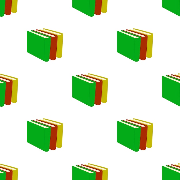 Una pila de libros patrón textura de fondo sin costuras repetición papel tapiz vector geométrico