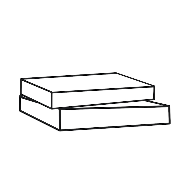 Una pila de libros.