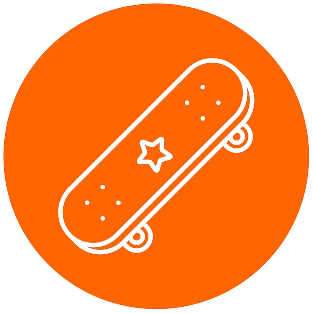 una píldora naranja con una estrella en ella