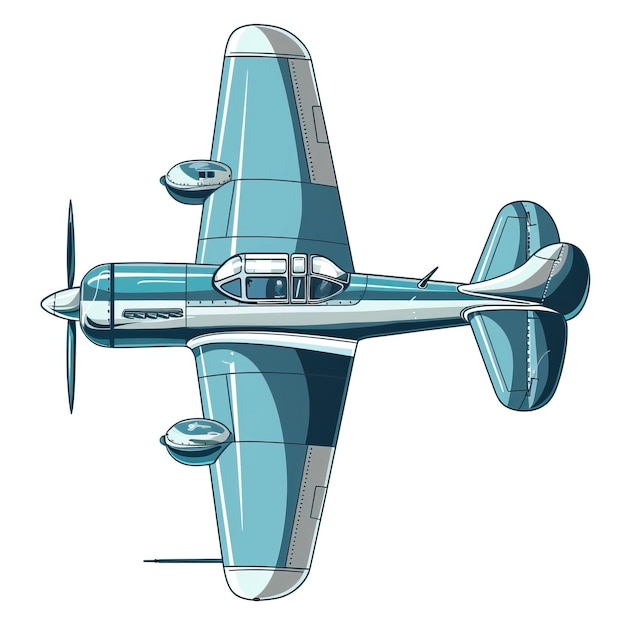 Vector pilot diseño gráfico vintage azul cielo y gris metálico c