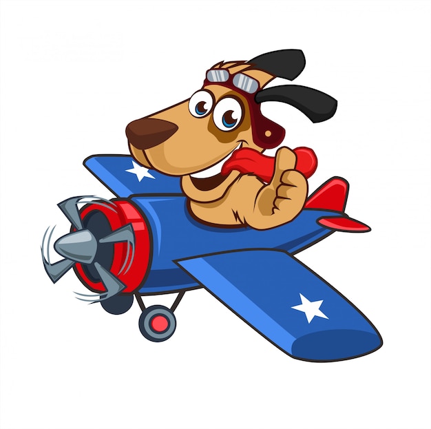 Vector piloto de perro