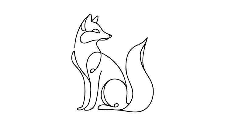Vector pimienta de campana en un estilo de dibujo artístico continuo de una línea esbozo lineal negro aislado sobre fondo blanco