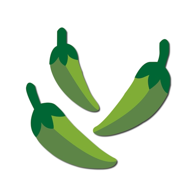 Pimienta de chile verde