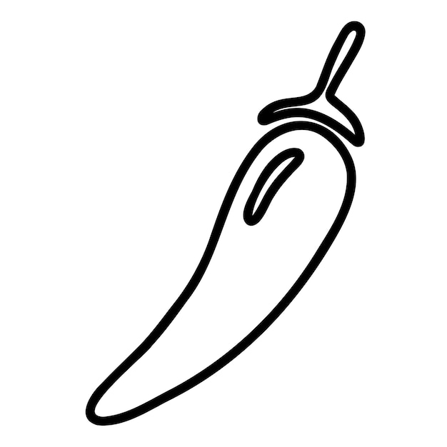 Pimienta Doodle El nivel picante marca el ícono del medidor de nivel de chile Pimienta picante roja Pimienta pimienta suave picante caliente