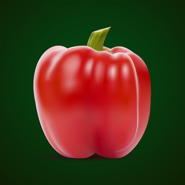 Pimienta roja y dulce