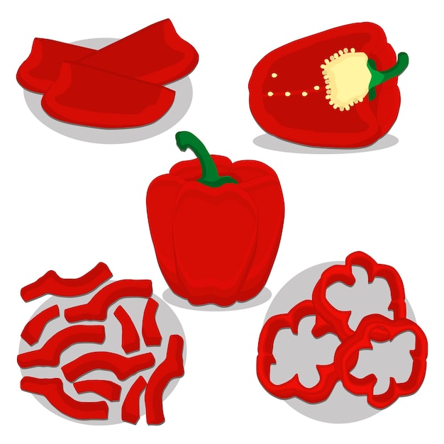 Pimiento dulce, jugoso, sabroso y natural, producto ecológico