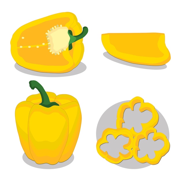 Pimiento dulce, jugoso, sabroso y natural, producto ecológico