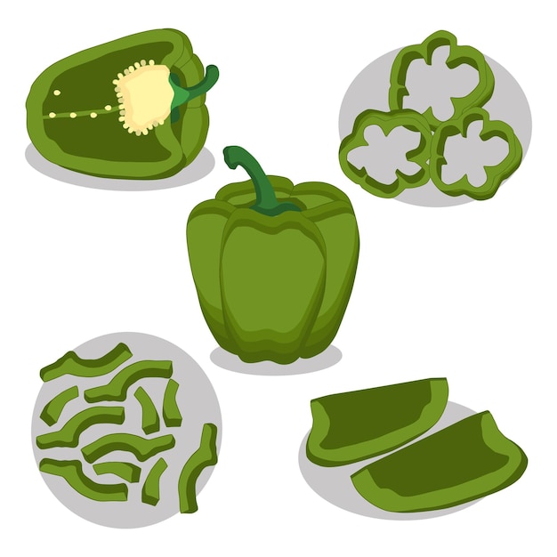 Pimiento dulce, jugoso, sabroso y natural, producto ecológico