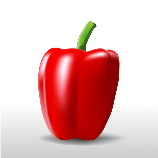 Un pimiento rojo