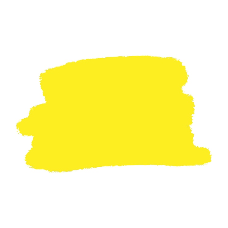 Vector pincel amarillo salpicadura pincel pintura salpicaduras textura tinta de trazo fondo amarillo