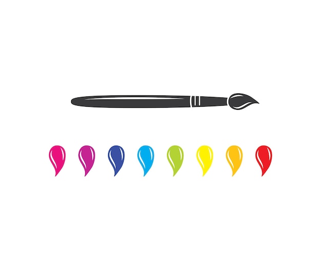 Pincel Ilustración Vector Icono
