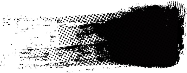 Pincel negro salpicado abstracto áspero Pincel de tinta salpicado estilo grunge textura de medio tono